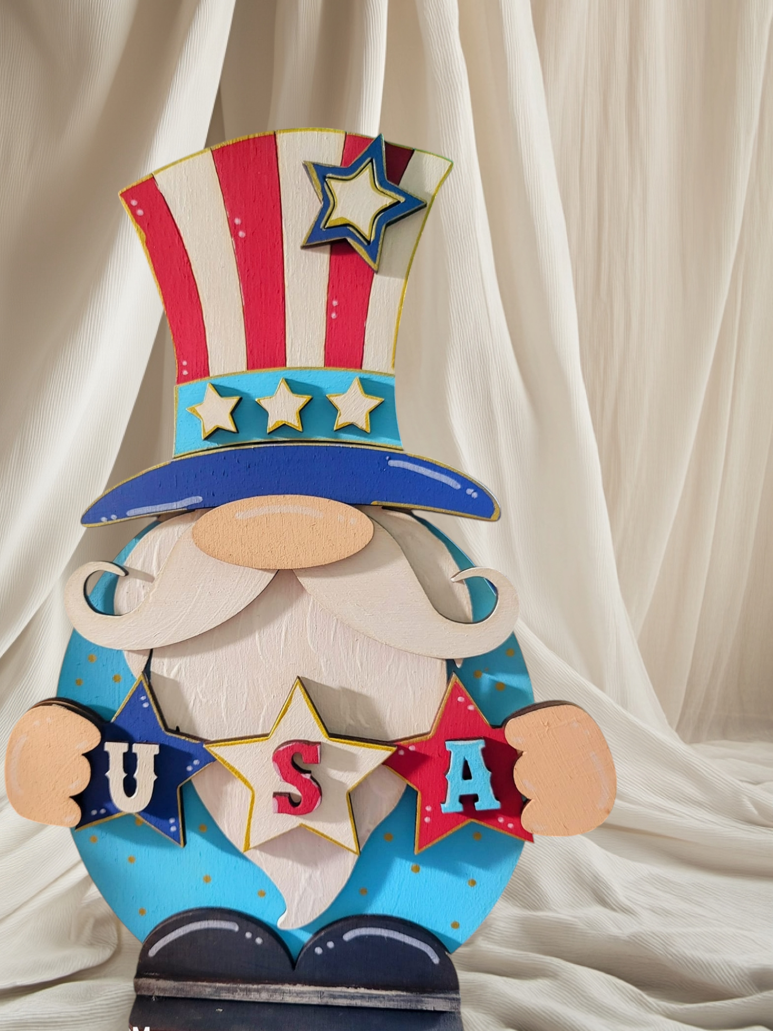 USA Uncle Sam Gnome