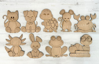 Cute Animal Shelf Sitter- DIY Blank