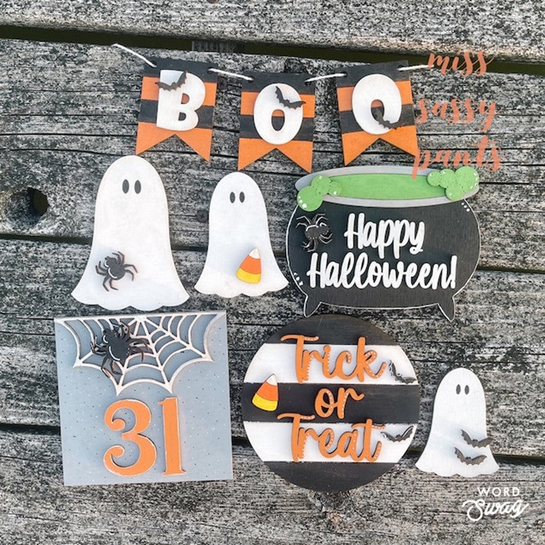 Happy Halloween Tiered Tray