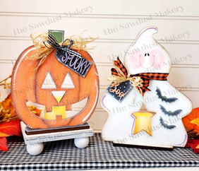 Halloween Tea Light Set - Paint Party Kit
