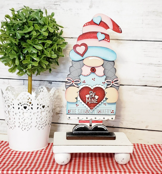 Valentine Girl Gnome - Paint Party Kit