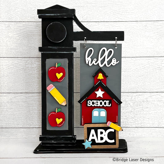 Interchangeable Post Sign & School House Inserts- Paint Party Kit