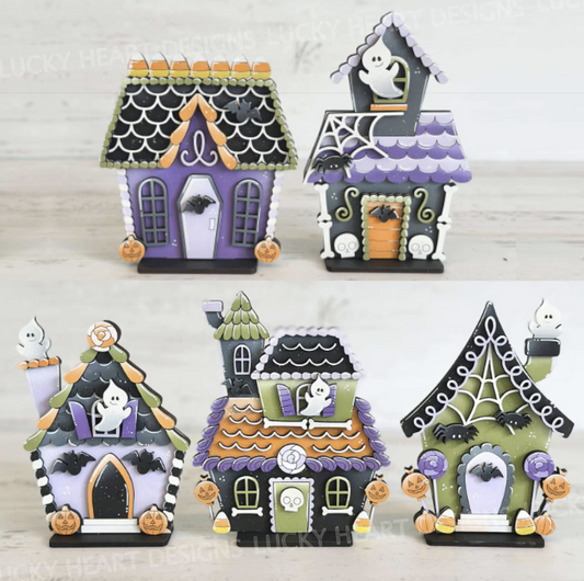 Halloween Houses Set