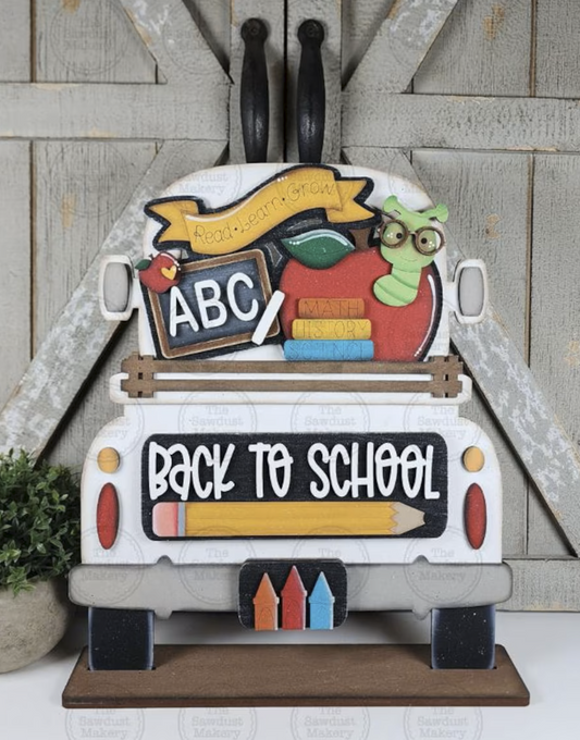Interchangeable Truck & Back to School Inserts