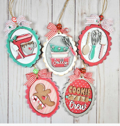 Christmas Baking Ornament Set- Paint Party Kit