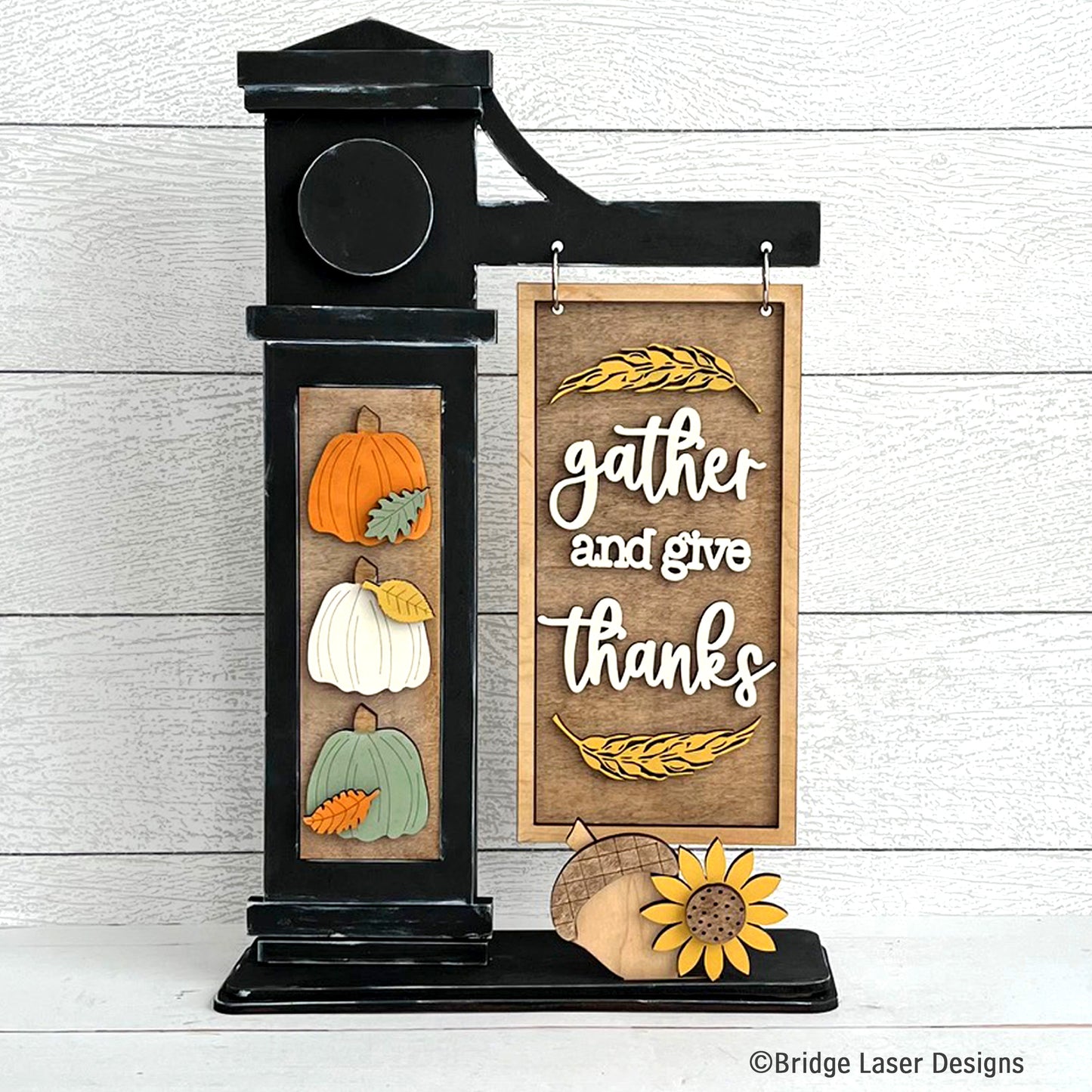 Interchangeable Post Sign & Gather & Give Thanks Inserts - Paint Party Kit