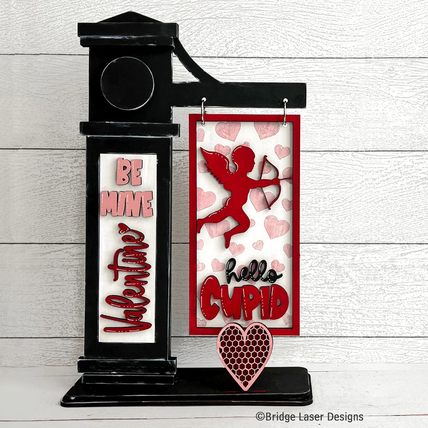 Interchangeable Post Sign & Cupid Valentine Inserts - Paint Party Kit