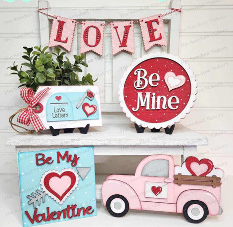 Be My Valentine Decor Set- Paint Party Kit