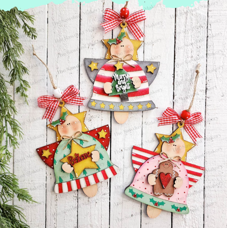 Christmas Angel Ornaments- DIY Blanks