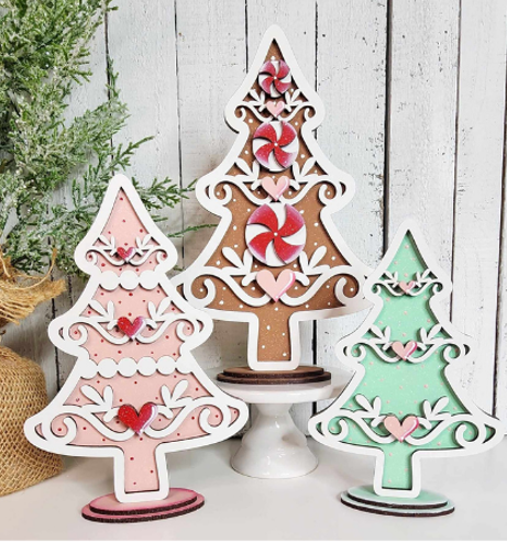 Gingerbread Trees- DIY Blank