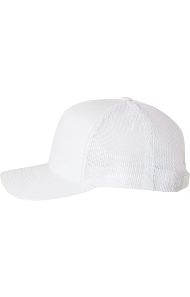 Trucker White Snap Back- White