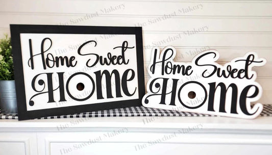 Home Sweet Home, 12 Month Interchangeable Shelf Sitter- Paint Party