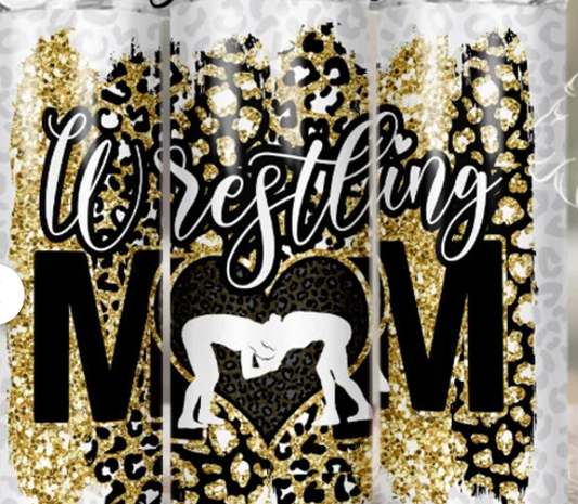 Wrestling Mom 20 oz Stainless Steel Tumbler