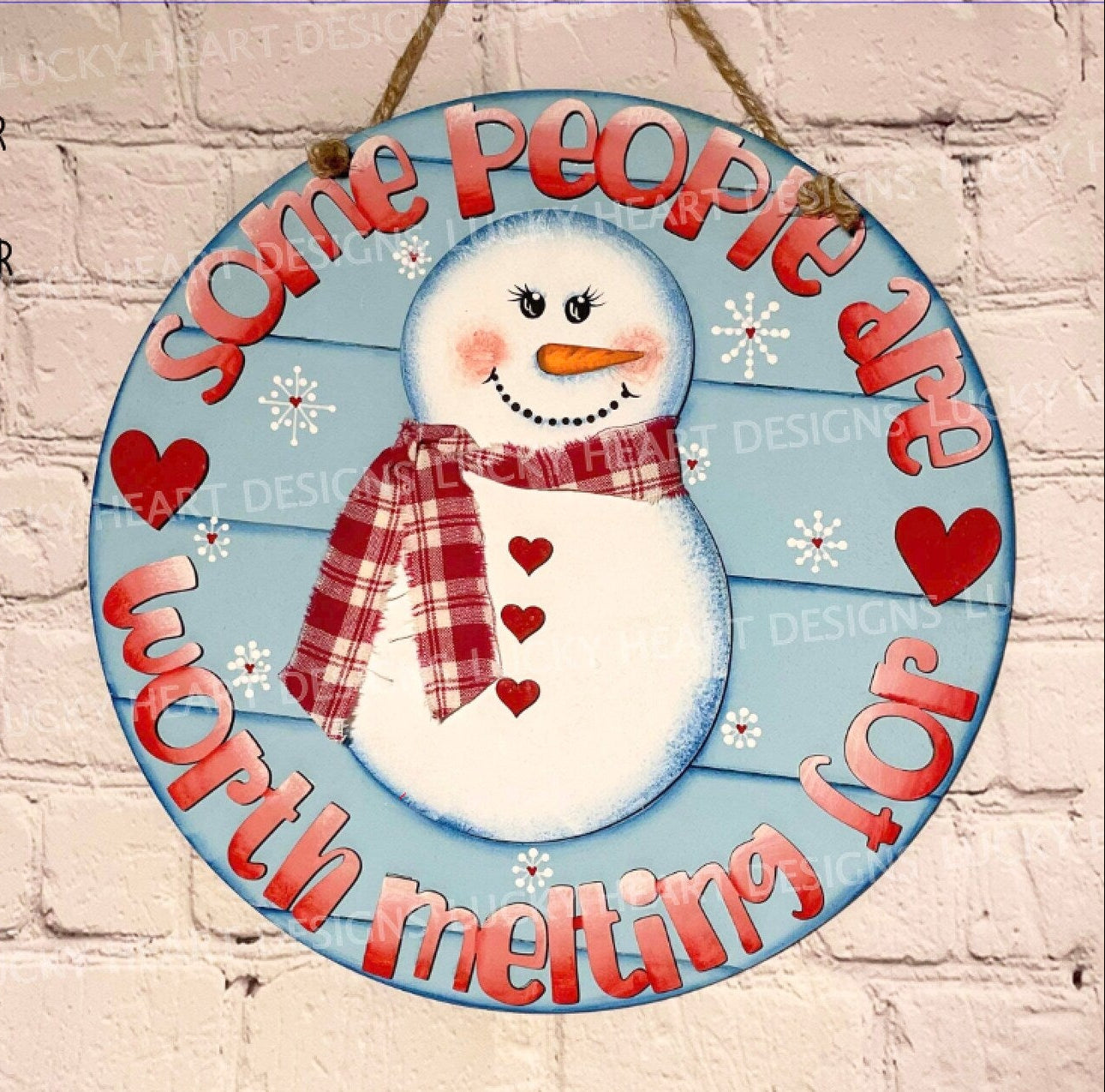 Some People Are Worth Melting For Round- DIY Blank