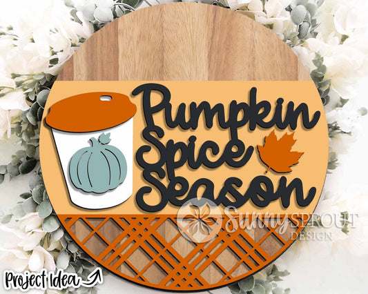 Pumpkin Spice Season Round- Paint Party Kit