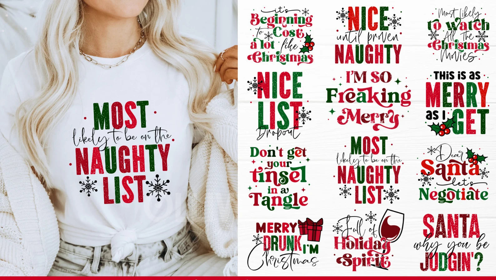 Nauty Christmas Shirts