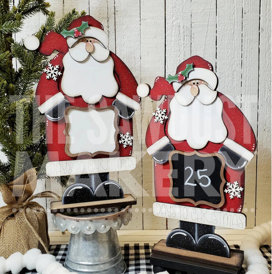 Santa Count Down Chalk\Dry Earase Board- Paint Party