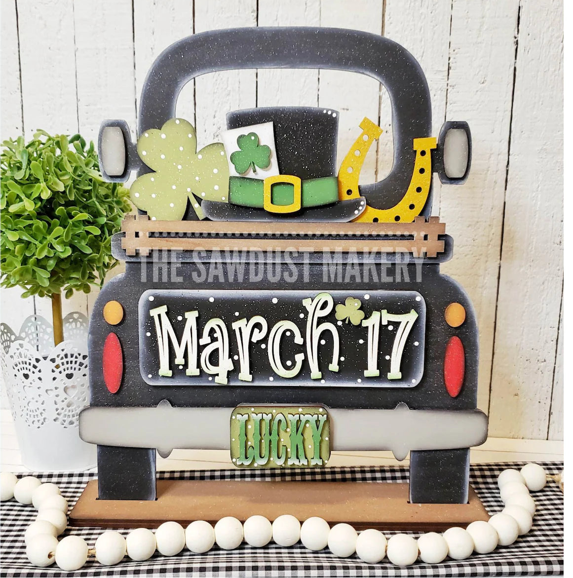 Interchangeable Truck & March 17th Inserts - DIY Blank