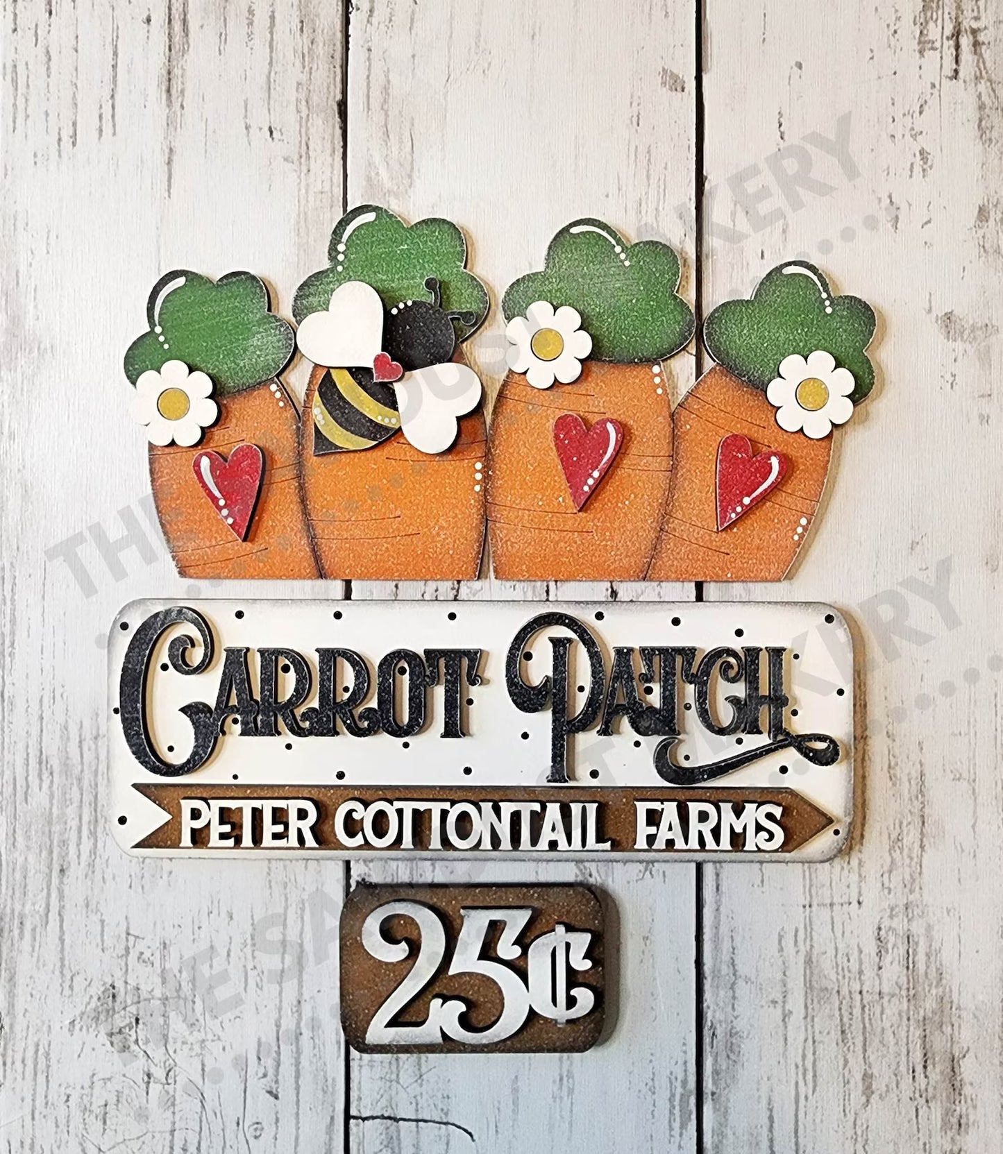 Interchangeable Truck & Carrot Patch Inserts - DIY Blank