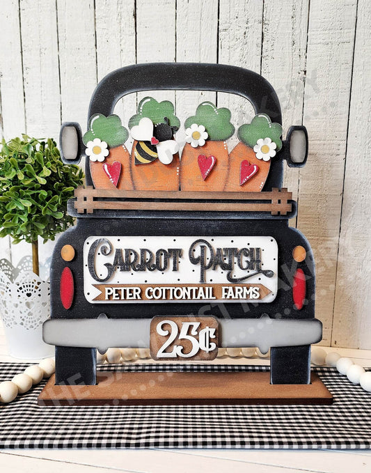 Interchangeable Truck & Carrot Patch Inserts - DIY Blank