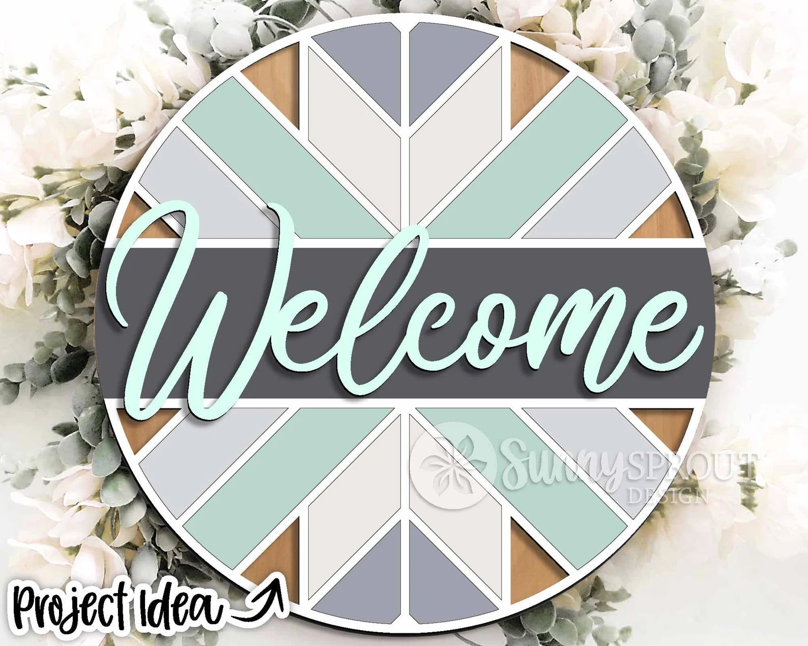 Welcome Quilt 3 Round- DIY Blank