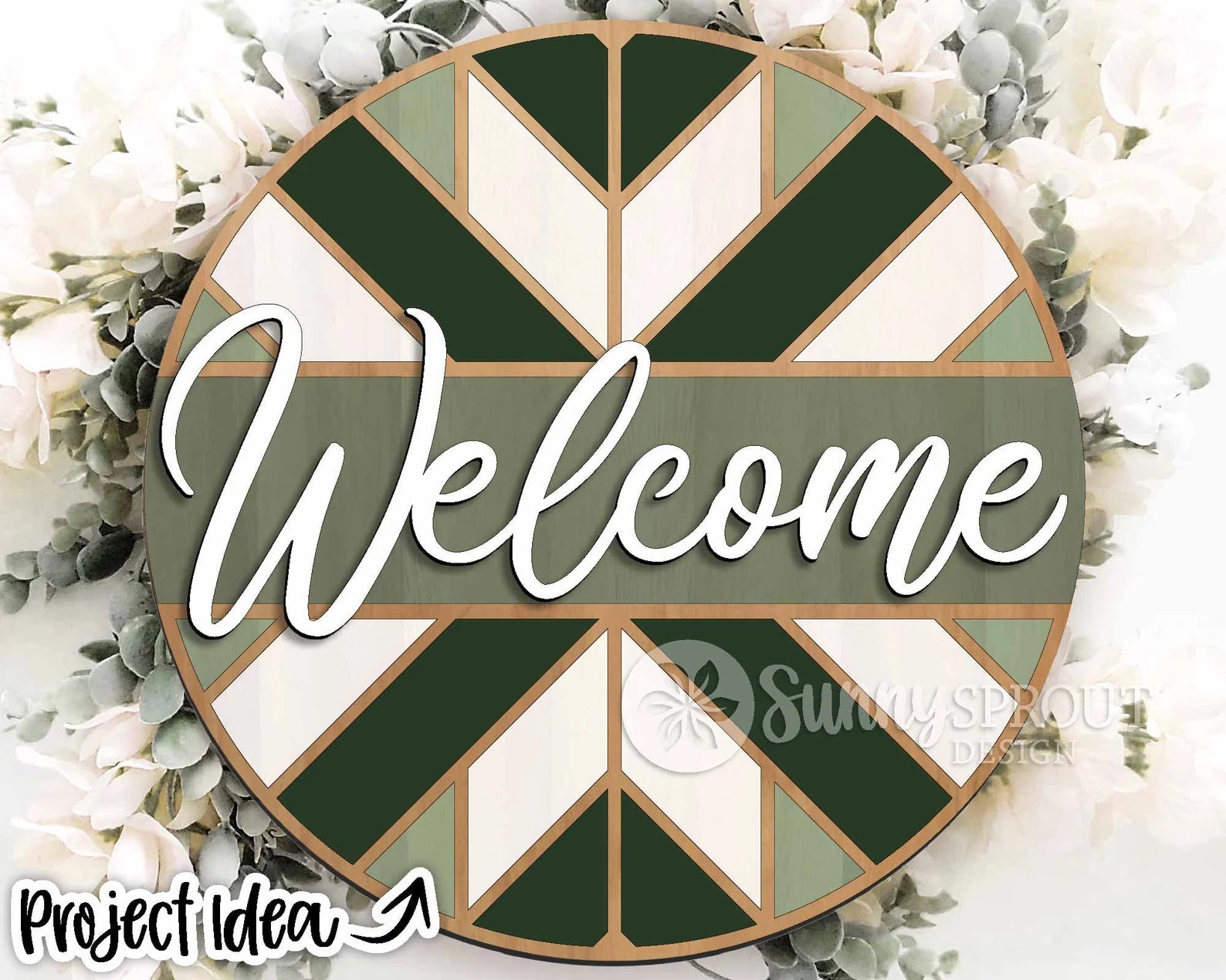Welcome Quilt 3 Round- DIY Blank