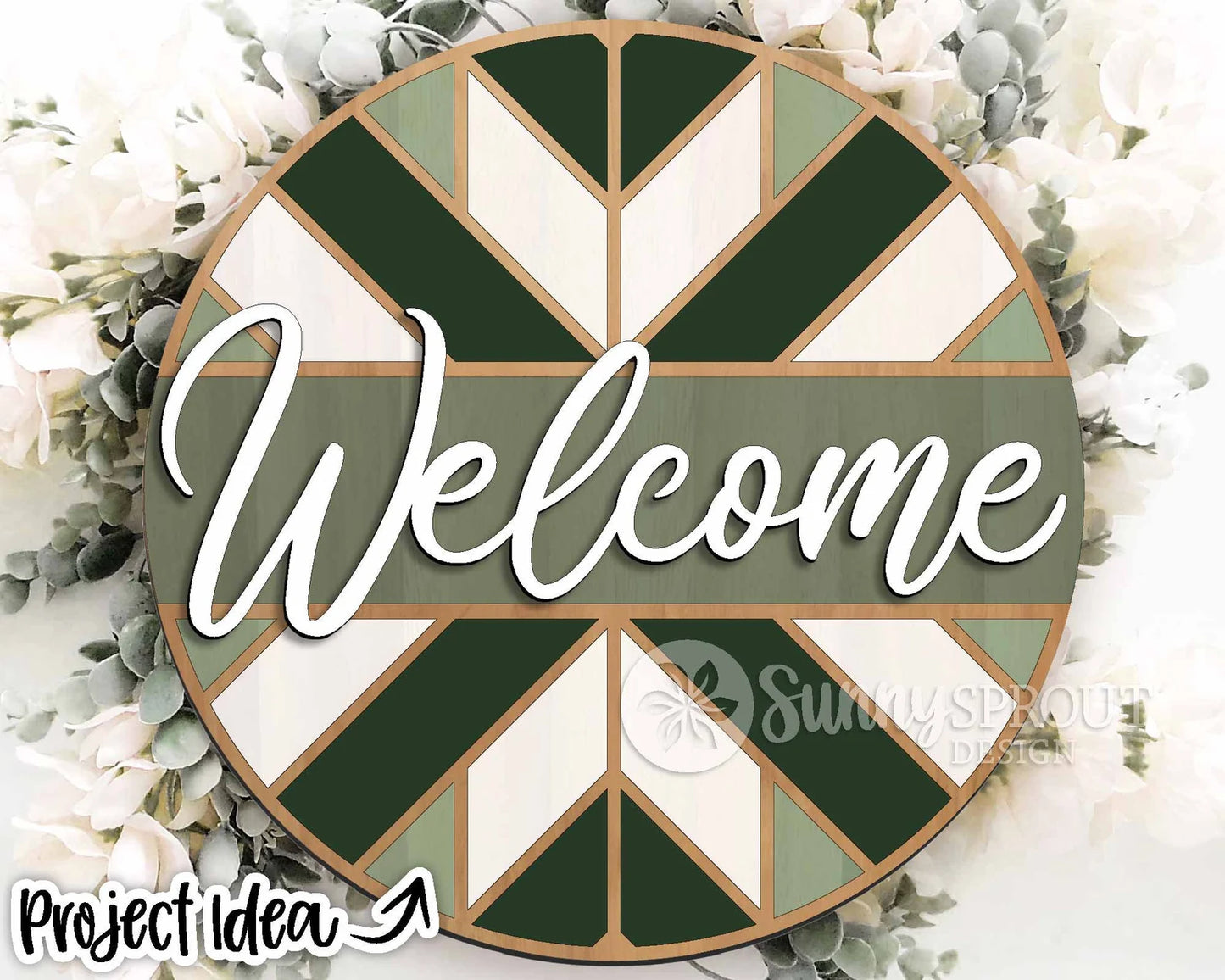Welcome Quilt 3 Round- Paint Party Kit