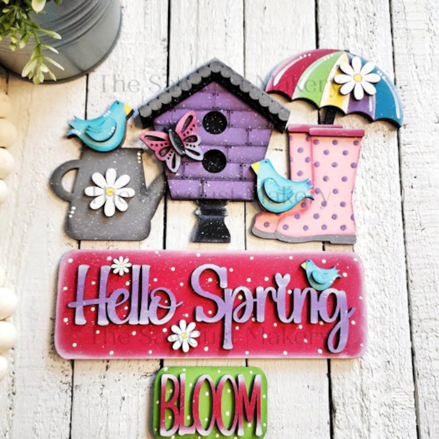 Interchangeable Truck & Hello Spring Inserts - DIY Blank