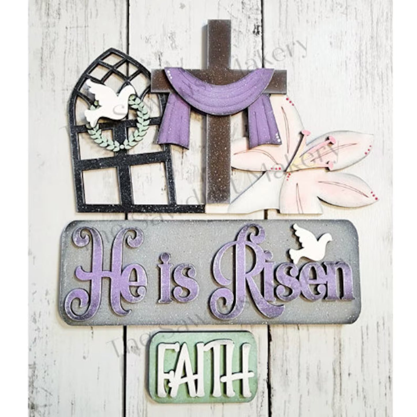Interchangeable Truck & He is Risen Inserts- DIY Blank