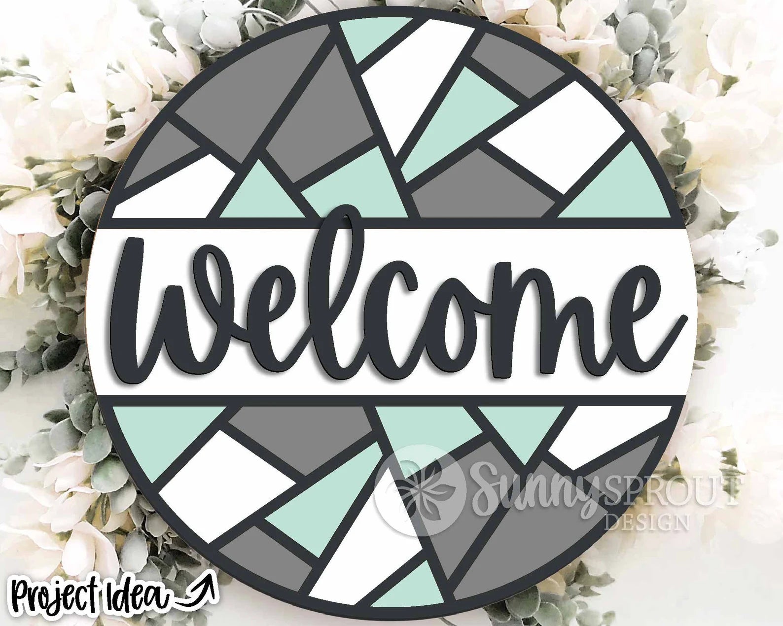 Welcome Quilt 2 Round- DIY Blank
