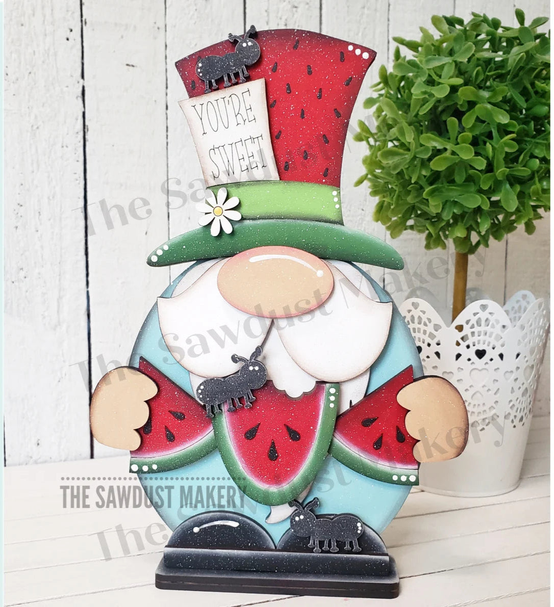 Watermelon Gnome - Paint Party Kit
