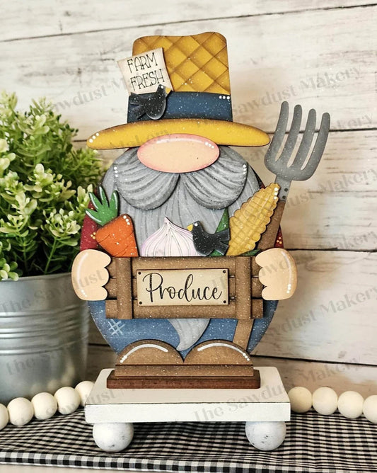 Farmer Gnome - Paint Party Kit