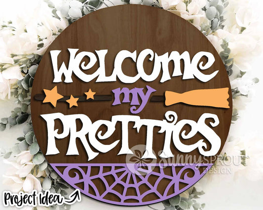 Welcome My Pretties Round- Paint Party Kit