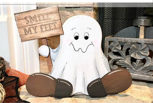 Smell My Feet Ghost Shelf Sitter