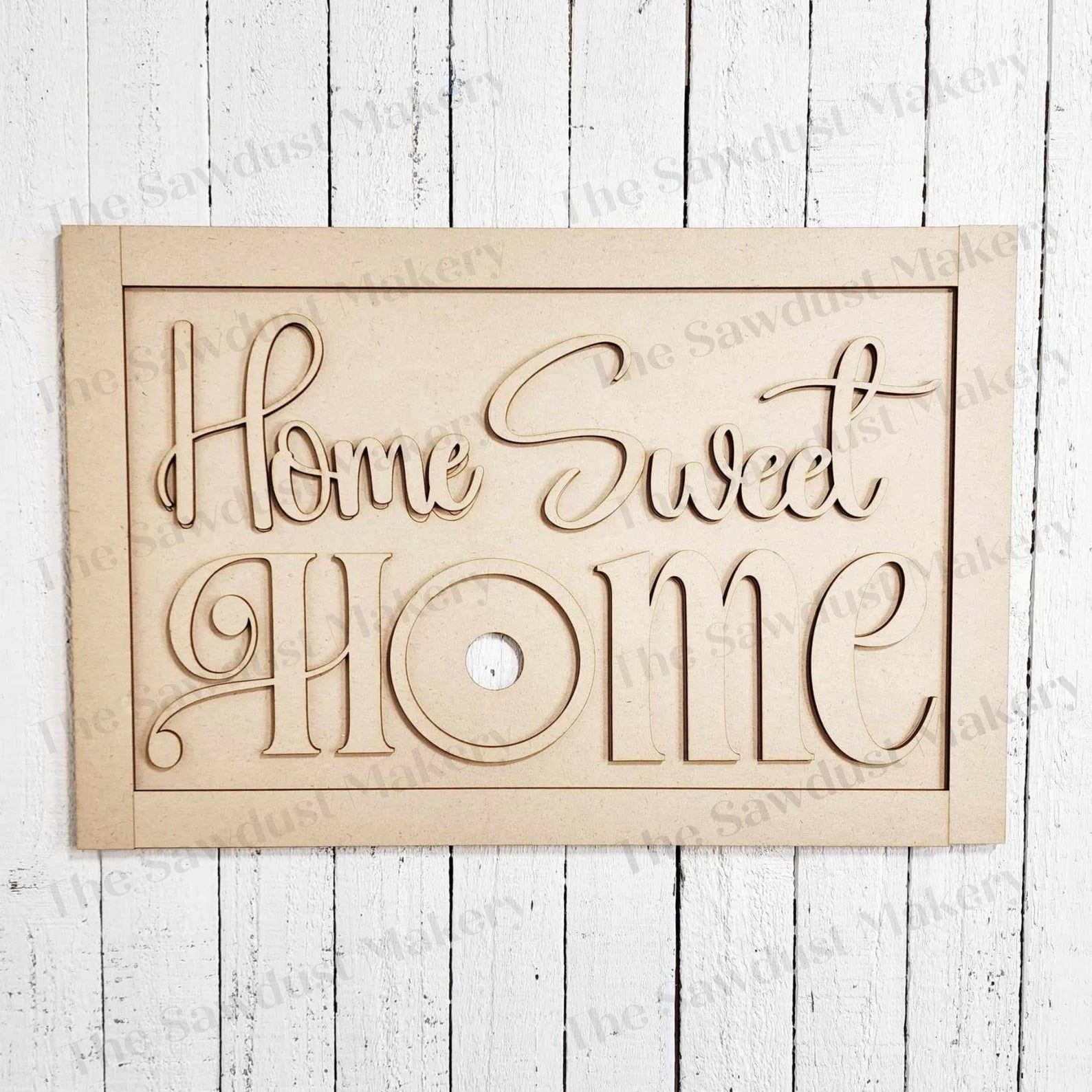 Home Sweet Home Interchangeable Frame (Frame Only)- DIY Blank