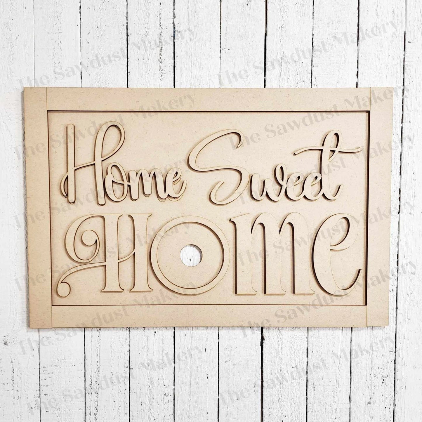 Home Sweet Home Interchangeable Frame (Frame Only)- DIY Blank