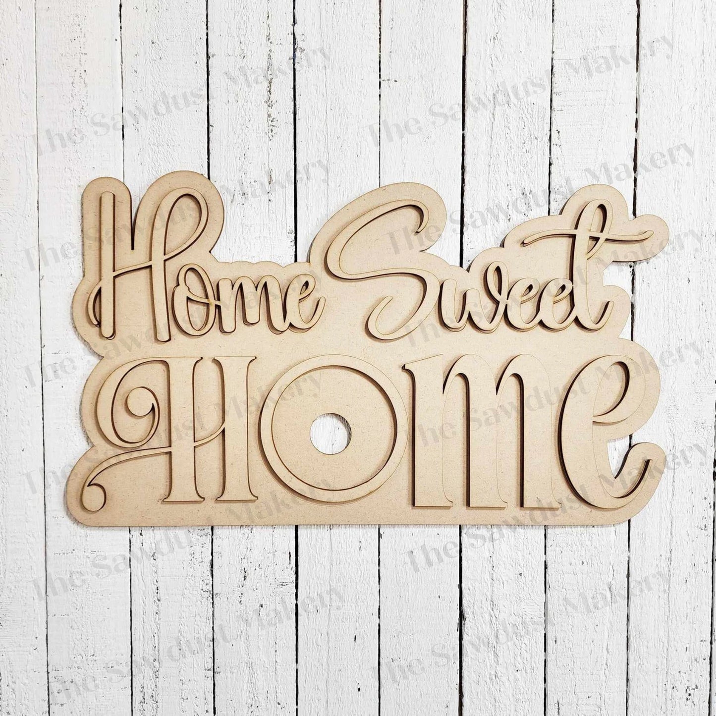 Home Sweet Home Interchangeable Frame (Frame Only)- DIY Blank