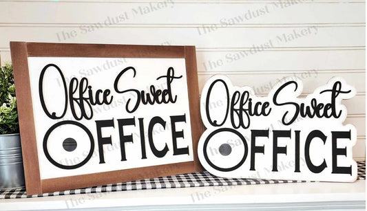Office Sweet Office Interchangeable Frame (Frame Only)- Paint Party Kit