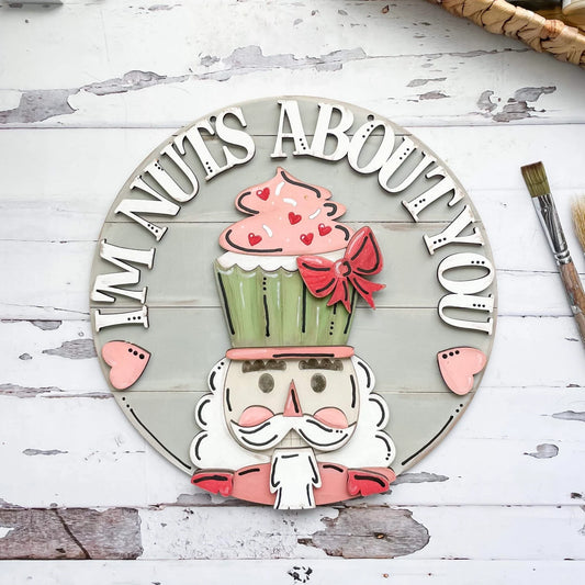 Nuts About You Round- DIY Blank