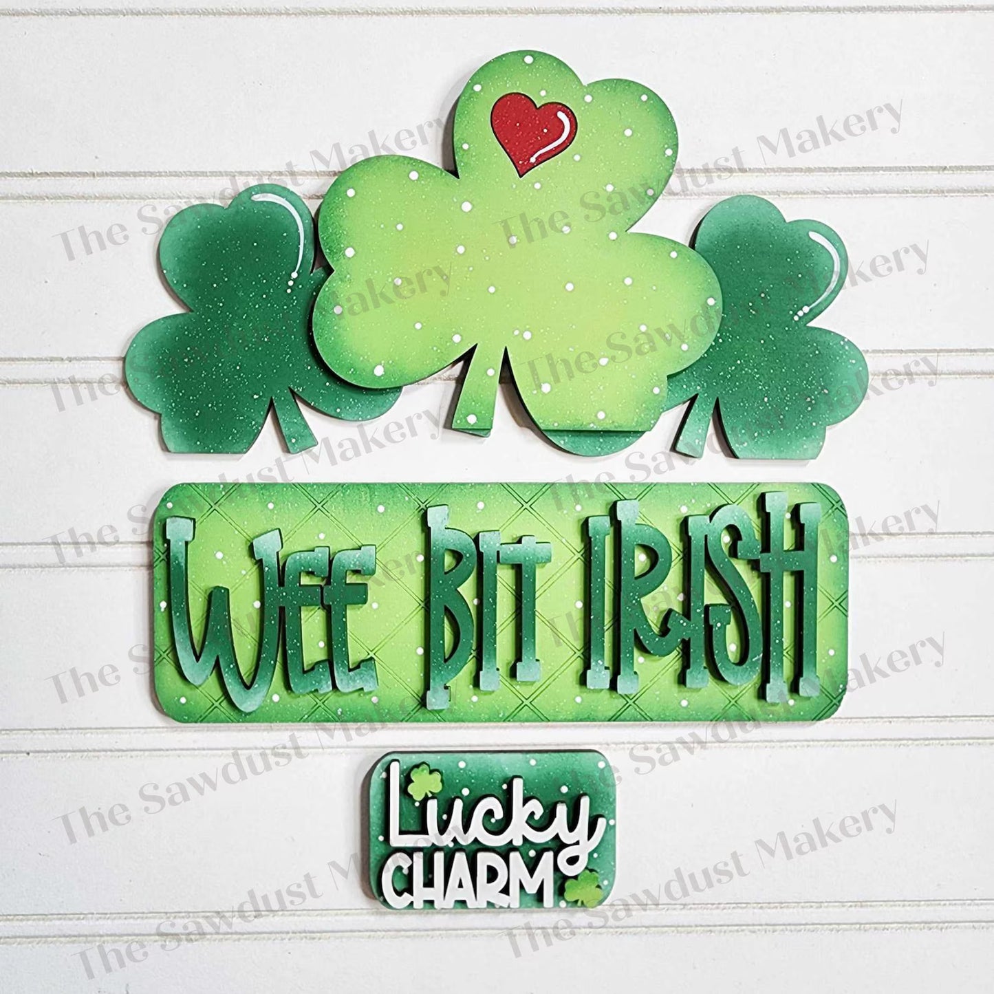 Interchangeable Truck & Wee Bit Irish Inserts - DIY Blank