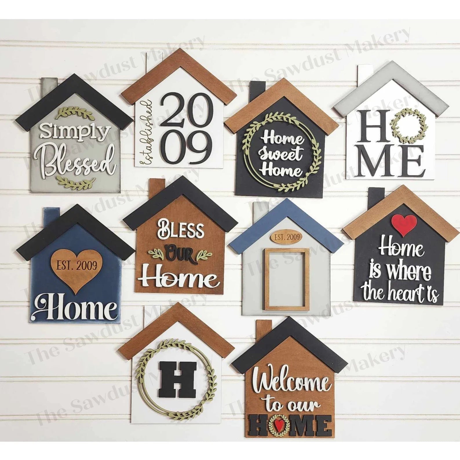 Family House Word Block (CUSTOM)- DIY Blank