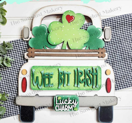 Interchangeable Truck & Wee Bit Irish Inserts - DIY Blank