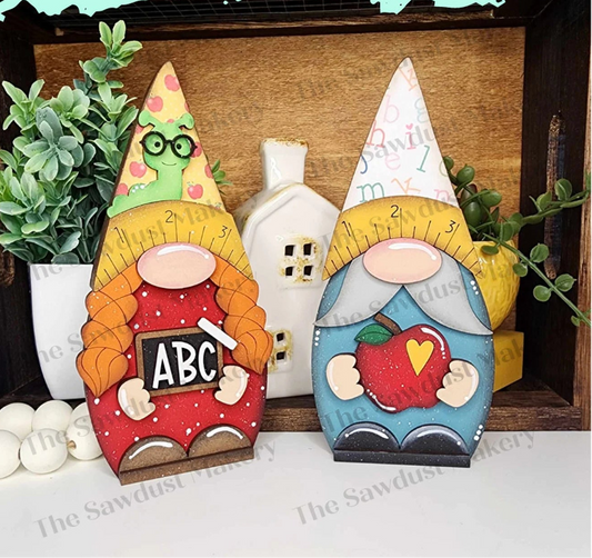 Teacher Mini Gnomes- Paint Party Kit