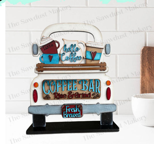 Interchangeable Truck & Coffee Bar Inserts- DIY Blank
