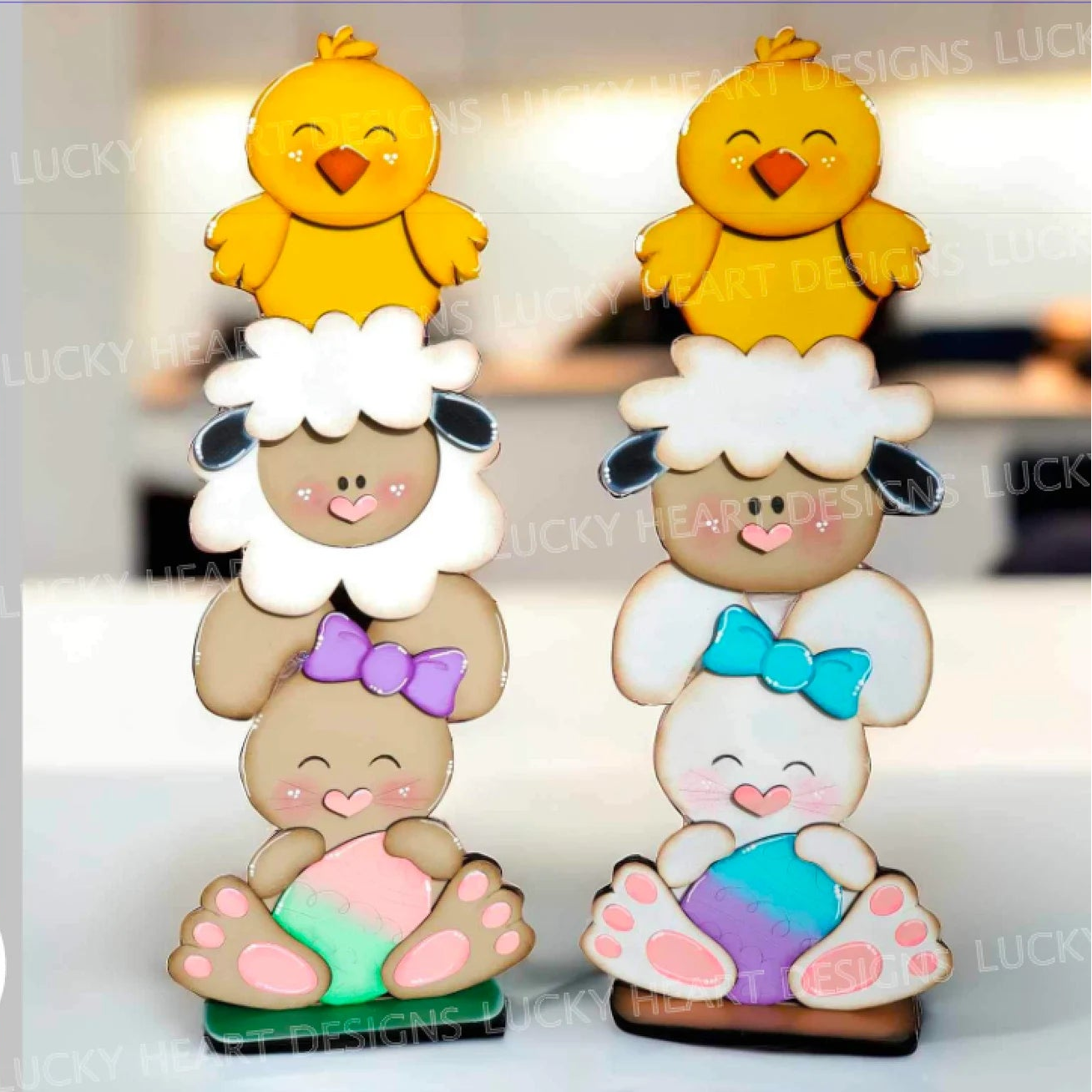 Easter Pal Stack Shelf Sitter- Paint Party