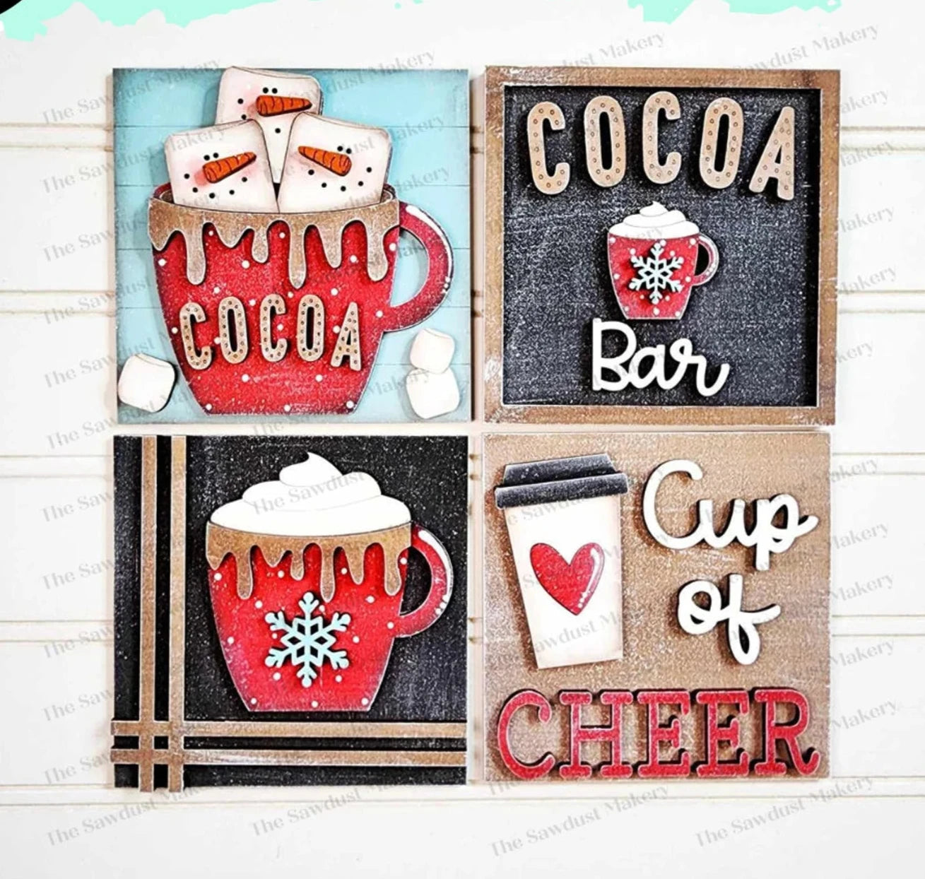 Hot Cocoa Quad Mix & Match Tiles