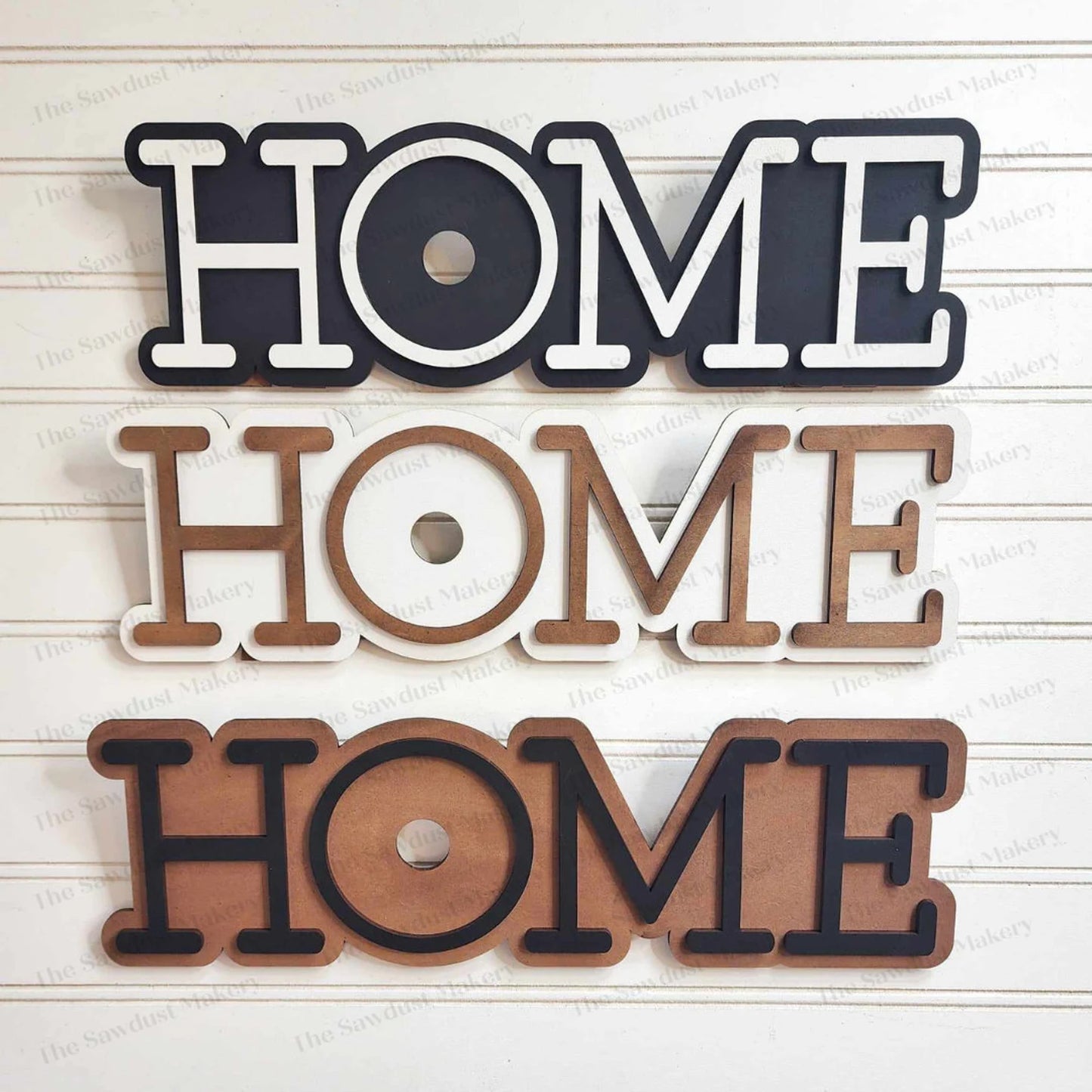 HOME Interchangeable Frame (Frame Only)- DIY Blank