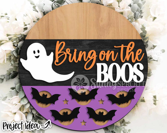 Bring on the Boos Round- DIY Blank