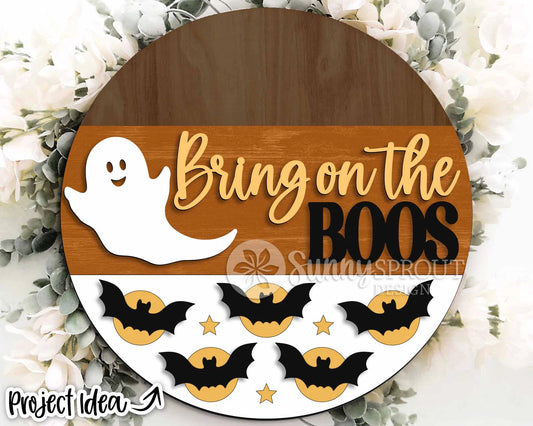 Bring on the Boos Round- Paint Party Kit
