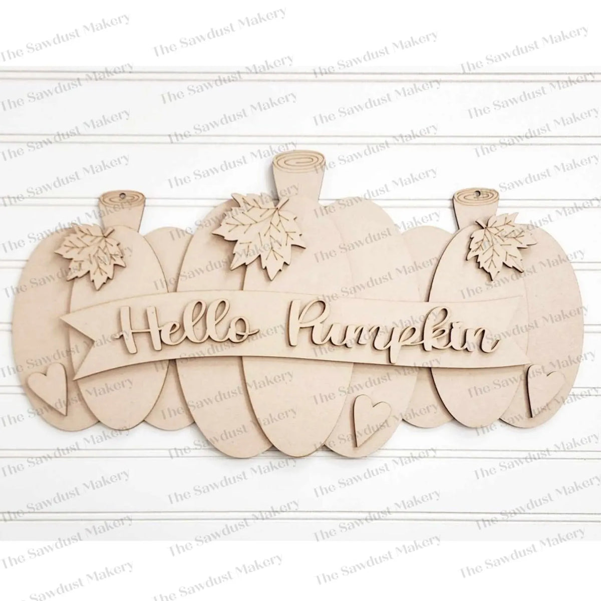 Hello Pumpkin Door Hanger- Paint Party Kit